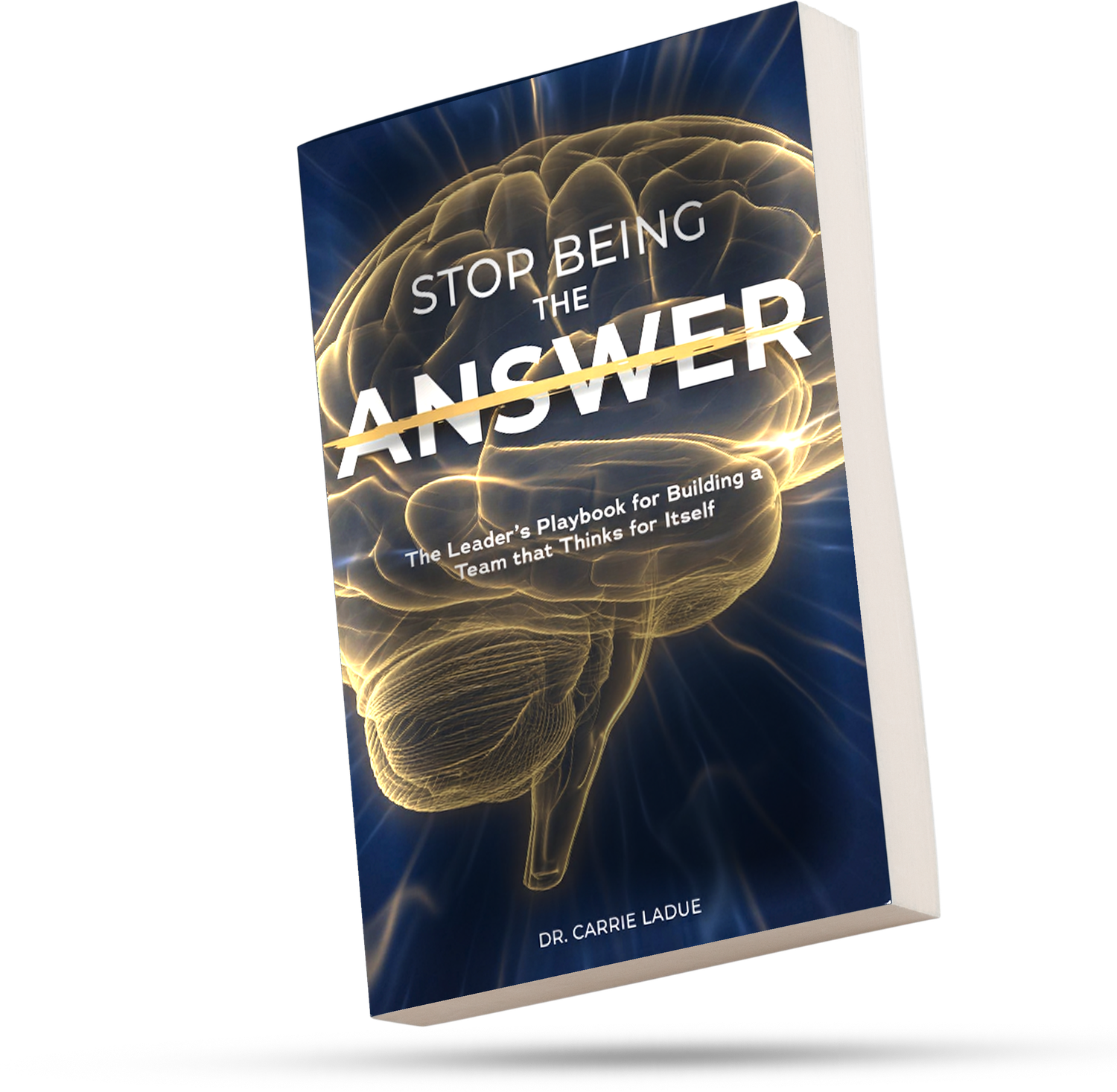 Stop Being the Answer, by Dr. Carrie LaDue