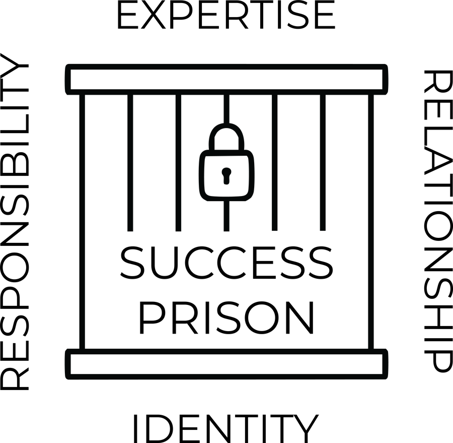 The Success Prison: a cage built from expertise, relationship, identity, and responsibility